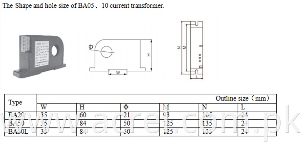 current monitoring transducer